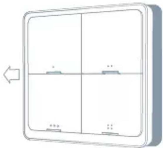 TESLA Smart Switch Quatro Battery - Tegye be/cserélje ki az elemeket - 1