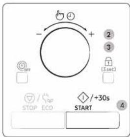 - + 2 3 (1 set) STOP / + ECO +30s START 4