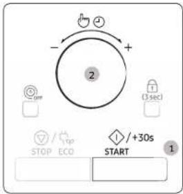 - 2 + (3 sec) STOP ECO START +/+30s 1