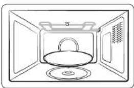 SAMSUNG MC28M6035KW - Using the crusty plate - 1