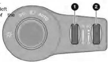 left of the AUTO 1 2