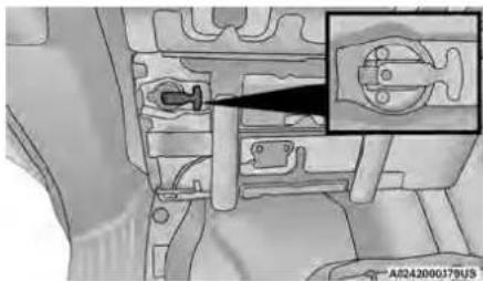 Chrysler Voyager (2024) - SEATSTORAGEBINCOVEREMERGENCY RELEASELEVER - 1