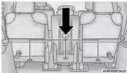 Chrysler Voyager (2024) - LocatingTheUpperTetherAnchorage - 2