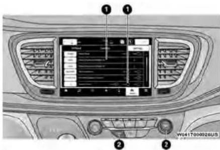 Diagram of car interior air conditioning unit with numbered labels pointing to the dashboard panel