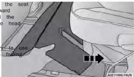 the seat ward the e head- y to use folding A0211000316US