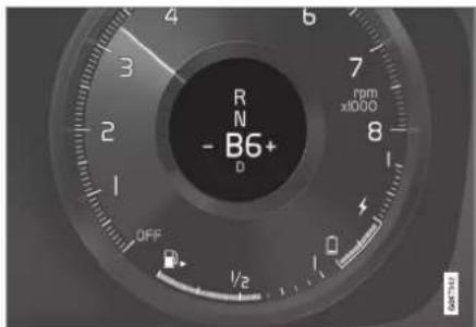 R N -B6+ D OFF 1/2 6 7 rpm x1000 8 D