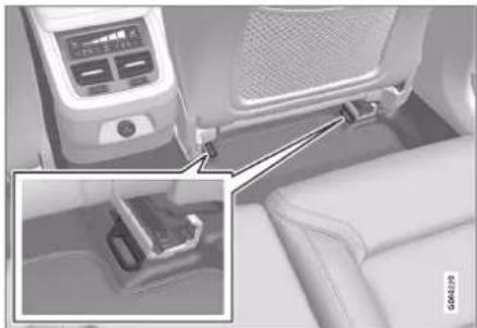 VOLVO S90 (2024) - Lower mounting points for child seats - 2
