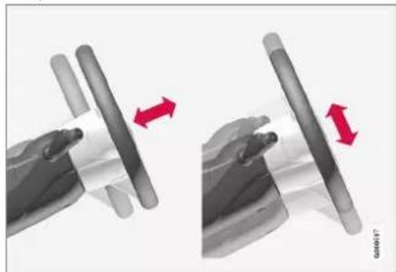 VOLVO S90 (2024) - Adjusting the steering wheel - 1