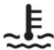 HYUNDAI Genesis GV80 (2024) - Engine coolant temperature warning light (for 8-inch cluster) - 1