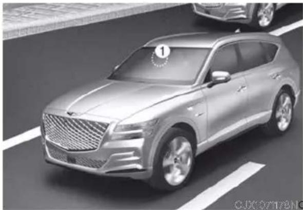 HYUNDAI Genesis GV80 (2024) - Leading Vehicle Departure Alert function - 1