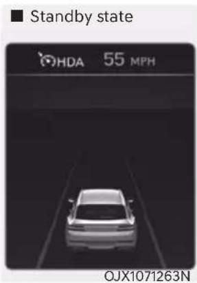 Standby state HDA 55 MPH OJX1071263N