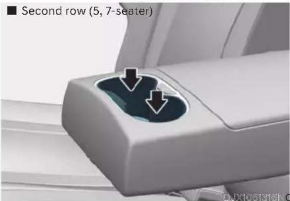 ■ Second row (5, 7-seater)