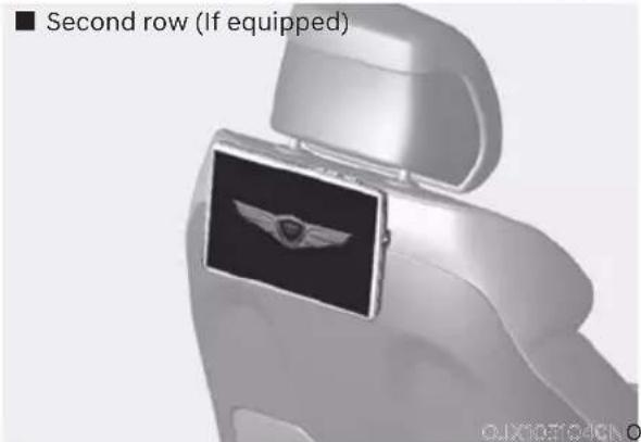■ Second row (If equipped)