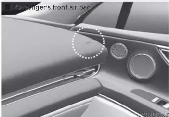 Passenger's front air bag