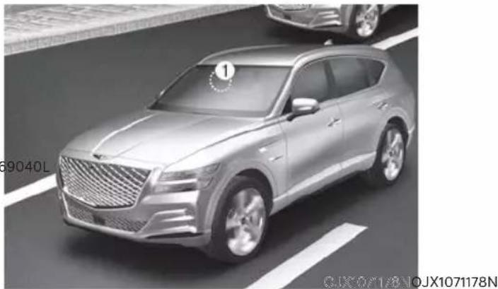 HYUNDAI Genesis GV80 (2024) - Front view camera - 1