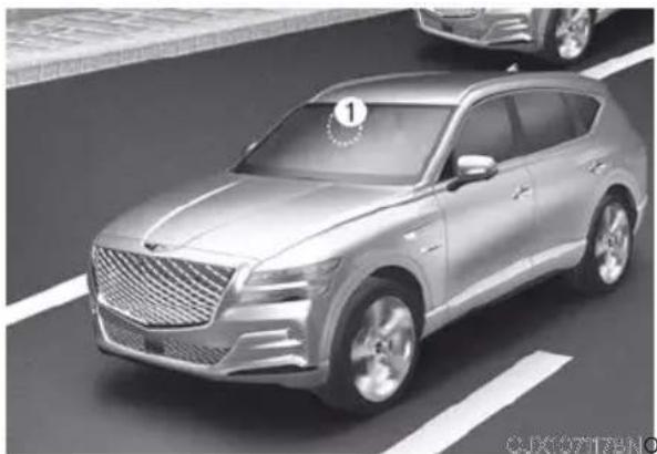 HYUNDAI Genesis GV80 (2024) - LANE KEEPING ASSIST (LKA) - 1