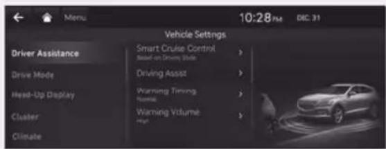 HYUNDAI Genesis GV80 (2024) - WARNING - 2