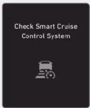 Check Smart Cruise Control System