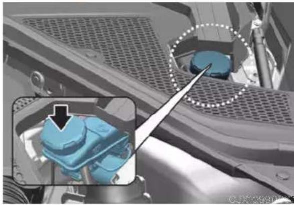 HYUNDAI Genesis GV80 (2024) - Checking the Brake Fluid Level - 1