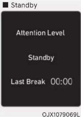 Standby Attention Level Standby Last Break 00:00 OJX1079069L