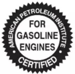 AMERICAN PETROLEUM INSTITUTE FOR GASOLINE ENGINES CERTIFIED