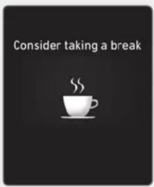 Consider taking a break