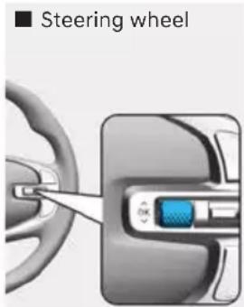 ■ Steering wheel