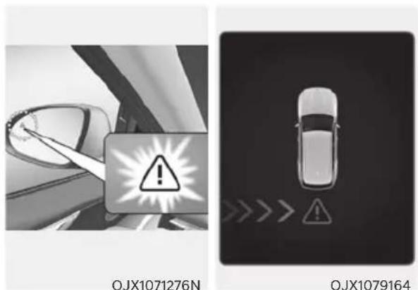 HYUNDAI Genesis GV80 (2024) - Rear Cross-Traffic Collision-Avoidance Assist Operation Warning and control - 1