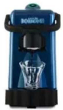 Blue and black industrial water spray device with glass inside (no visible text or symbols)