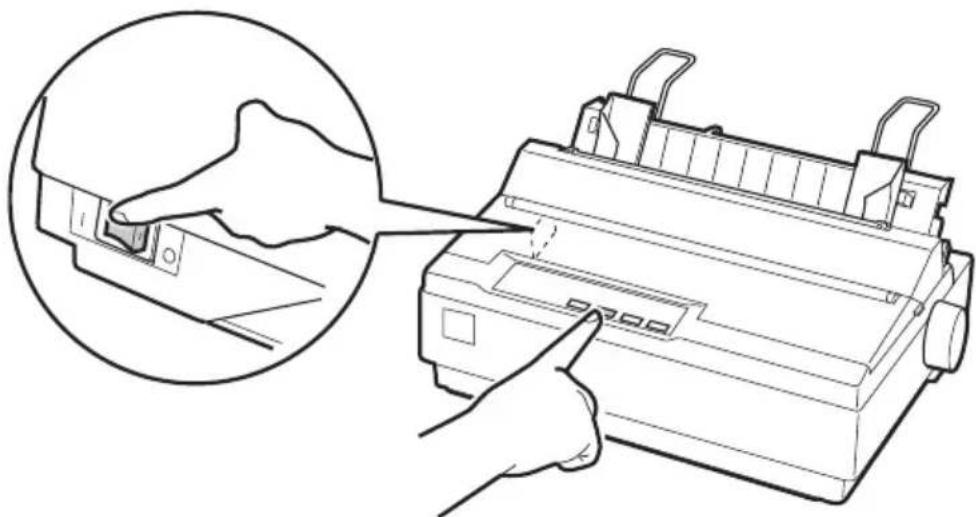 EPSON LX-1170 - ■Spuštění samostatného testu - 2