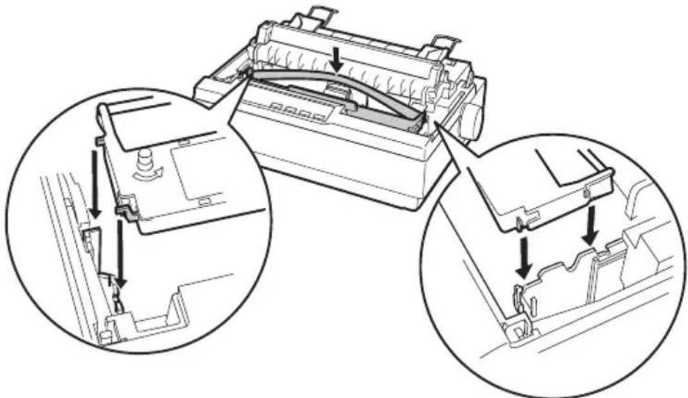 EPSON LX-1170 - Instalace nebo výměna zásobníku pásky - 4