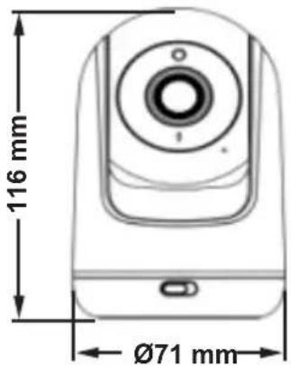 116 mm Ø71 mm