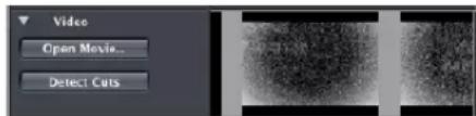 Video Open Movie... Detect Cuts