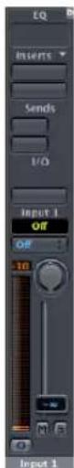 EQ Inserts Sends I/O INPUT 1 Off Off 10 Input 1