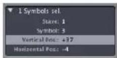 APPLE Logic Pro 7 - Exact Graphic Position of Symbols - 1