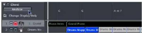 Chord Analyze Change Display Only C G A in 7 Grand Drums Ma Piano Intro Grand Piano Drums Napp Drums M Drums M Drums M Drums M