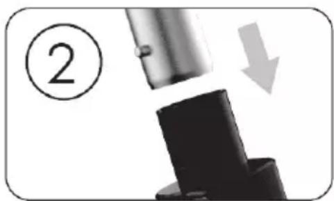 Teesa Power Clean TSA5035 - ONDERSTE DEEL VAN DE TELESCOPISCHE BUIS - 2