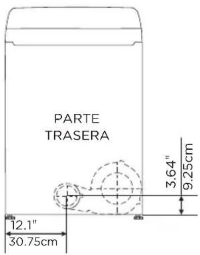 MIDEA MLTG45N4BWW - Dimensiones para la instalación - 1