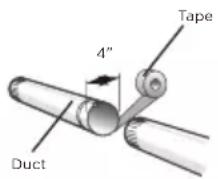 Tape 4" Duct