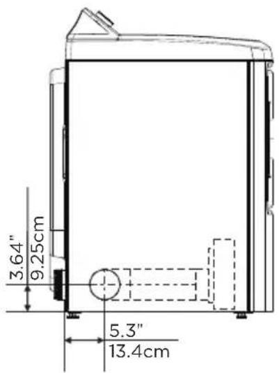 3.64" 9.25cm 5.3" 13.4cm
