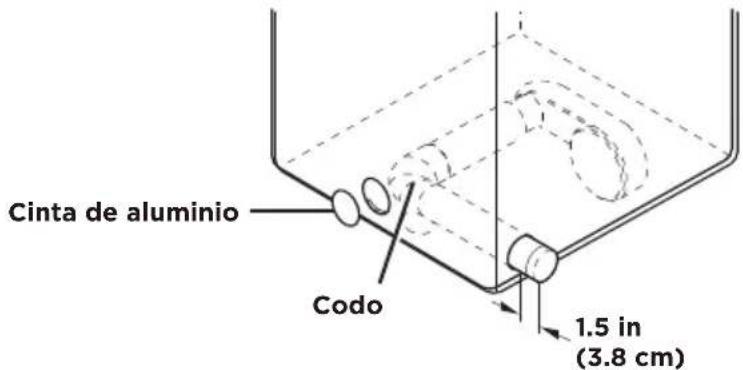 Cinta de aluminio Codo 1.5 in (3.8 cm)