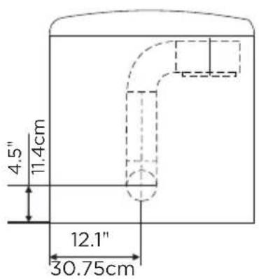 MIDEA MLTG45N4BWW - Dimensiones para la instalación - 4
