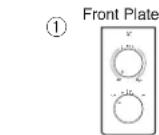 PANASONIC DH-3RP1 - How to fix the Front Plate - 1