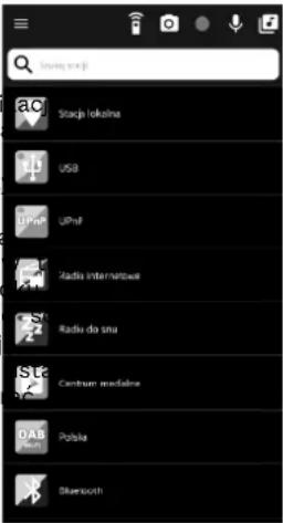 Stacja lokolna USB UPnP Radio internatowe Radio do snu Centrum mediafreie Polska Bluespoch