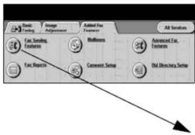 Basic Funding Image Adjustment Added Fax Features All Services Fast Sending Features Maintenance Advanced Fax Features Fast Requests Comment Setup Old Directory Setup