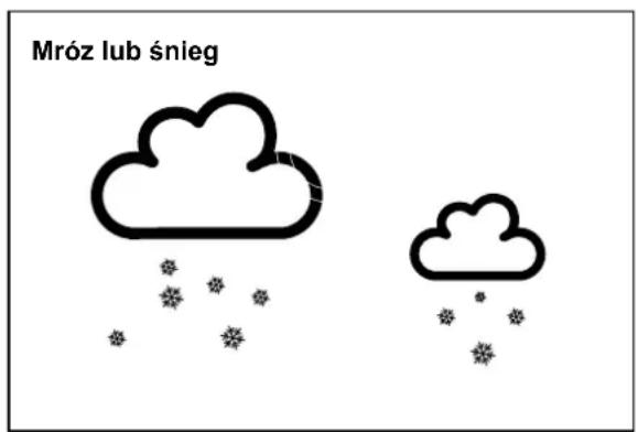 Mróz lub śnieg