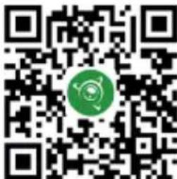 QR code with a green circular logo in the center, likely linking to a digital resource or website.