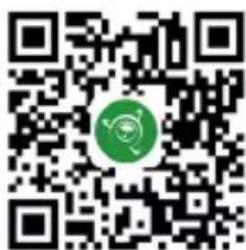 QR code with a green circular logo in the center, likely linking to a digital resource or website.