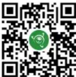 QR code with a green circular logo in the center, likely linking to a digital resource or website.