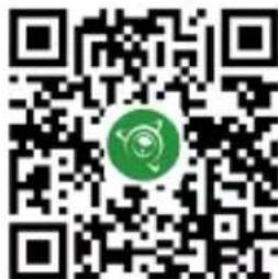 QR code with a green circular logo in the center, likely linking to a digital resource or website.
